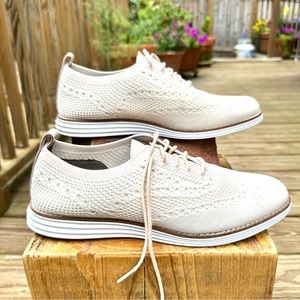 COLE HAAN Women’s Grand. Os Women's Stitchlight Oxford Wingtip Sneakers - 9.5
